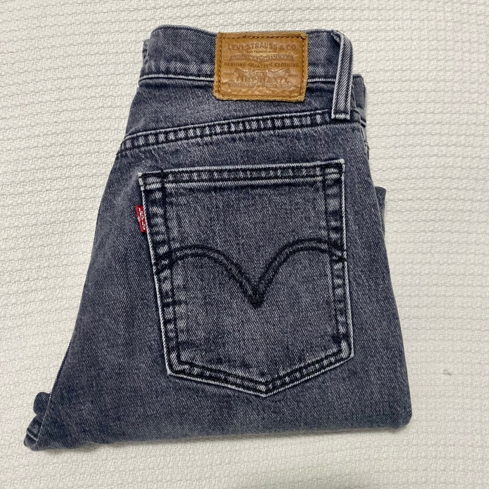 Levi's Gray Straight Jeans